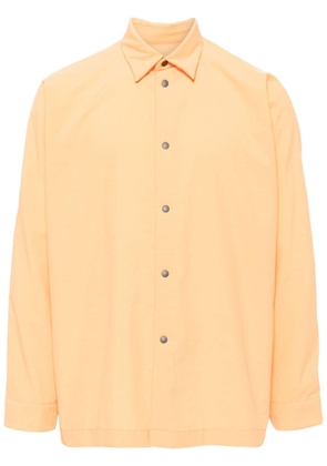 Homme Plissé Issey Miyake Verso 1 point-collar shirt - Orange