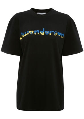 JW Anderson x Run Hany logo-print T-shirt - Black