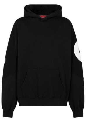 Supreme Big Logo-jacquard hoodie - Black