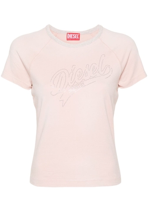 Diesel T-Vincie rhinestone-embellished T-shirt - Pink