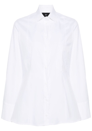 3x1 Marina poplin shirt - White