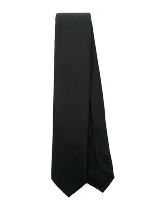 Valentino Garavani pointed-tip wool blend tie - Black