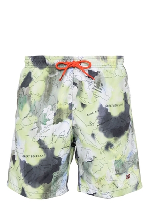Napapijri printed swim shorts - Green
