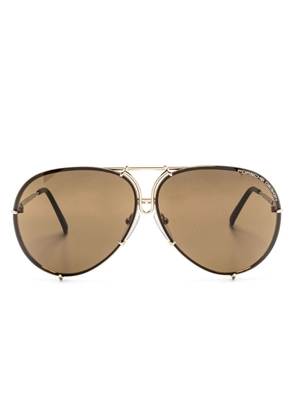 Porsche Design P8478 pilot-frame sunglasses - Gold