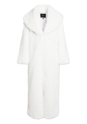Retrofete Averie faux-fur hooded coat - White