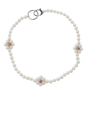Hatton Labs freshwater pearl embellished necklace - Silver