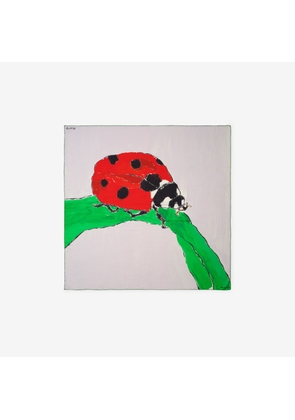 Burberry Ladybird Cashmere Silk Scarf