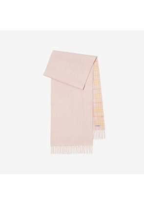 Burberry Reversible Check Cashmere Scarf