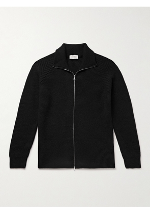 John Smedley - Thatch Recycled-Cashmere and Merino Wool-Blend Zip-Up Cardigan - Men - Black - S