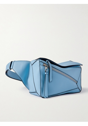 LOEWE - Puzzle Small Leather Belt Bag - Men - Blue