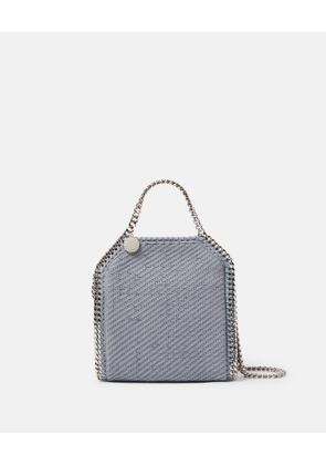 Stella McCartney - Falabella Tiny Tote Bag, Woman, Blue grey