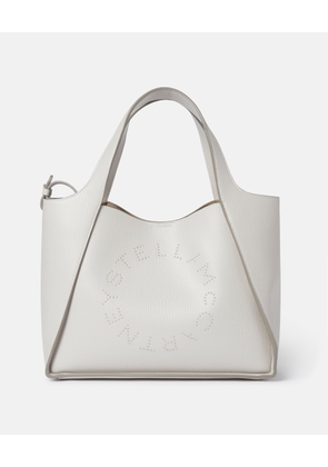 Stella McCartney - Logo Top Handle Crossbody Bag, Woman, Fog grey