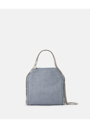 Stella McCartney - Falabella Mini Tote Bag, Woman, Blue grey