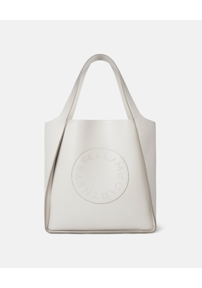 Stella McCartney - Logo Tote Bag, Woman, Fog grey