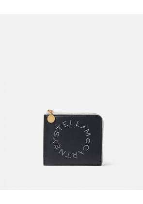 Stella McCartney - Logo Zip Cardholder, Woman, Black