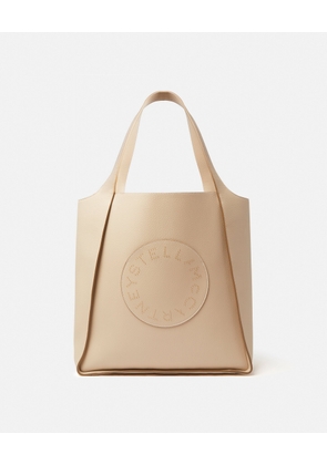 Stella McCartney - Logo Tote Bag, Woman, Oat