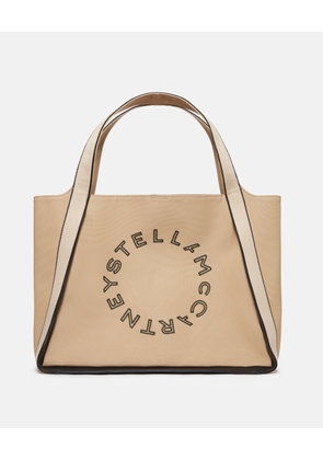 Stella McCartney - Logo Bananatex Canvas Tote Bag, Woman, Natural