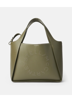 Stella McCartney - Logo Top Handle Crossbody Bag, Woman, Military Green