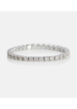 Shay Jewelry Single Thread 18kt white gold ring with diamonds