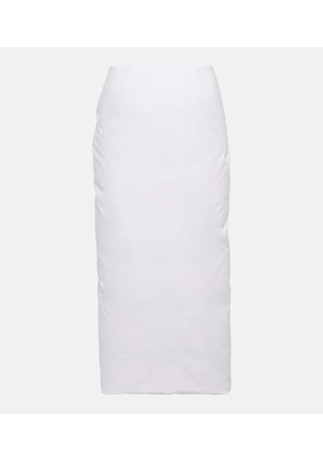 Prada Padded cotton pencil skirt