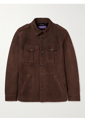 Ralph Lauren Purple Label - Chilton Shearling Shirt Jacket - Men - Brown - S