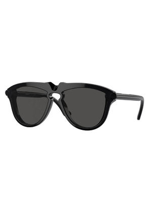 Burberry Dark Grey Pilot Mens Sunglasses BE4417U 300187 58