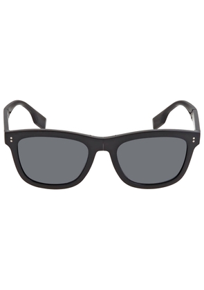 Burberry Miller Polarized Dark Grey Square Mens Sunglasses BE4341 3001T8 55