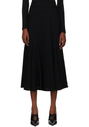 Maiden Name Black Laura Midi Skirt