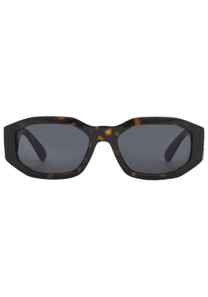 Versace Dark Grey Geometric Mens Sunglasses VE4361 542387 53
