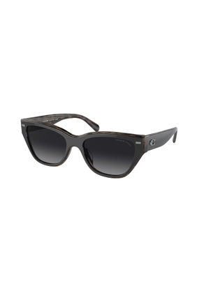 Coach Polarized Grey Gradient Cat Eye Ladies Sunglasses HC8370F 5764T3 56