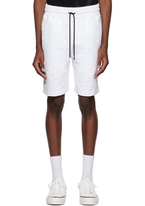 GCDS White Printed Shorts