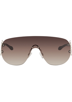 VAILLANT Silver & Brown TD Kent Edition Piscine Sunglasses
