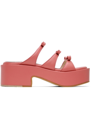 Marge Sherwood Pink Ribbon Sandals