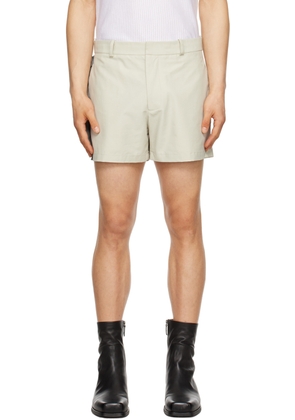Steven Passaro Gray Zip-Fly Shorts