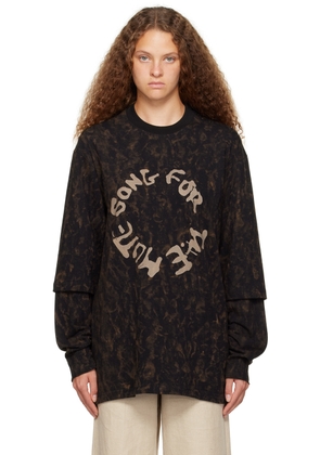 Song for the Mute Black Circle Long Sleeve T-Shirt