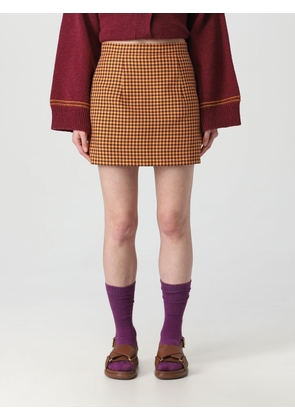 Skirt MARNI Woman colour Leather