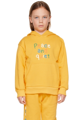 Museum of Peace & Quiet SSENSE Exclusive Kids Yellow Hoodie