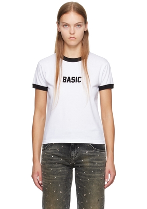 GCDS White 'Basic' T-Shirt