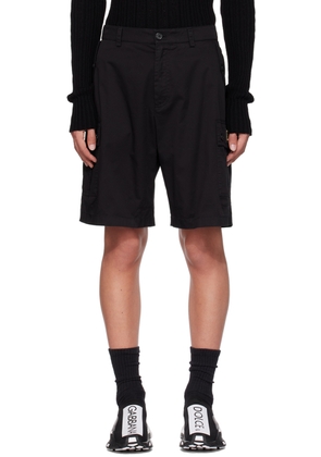 Dolce & Gabbana Black Plate Shorts