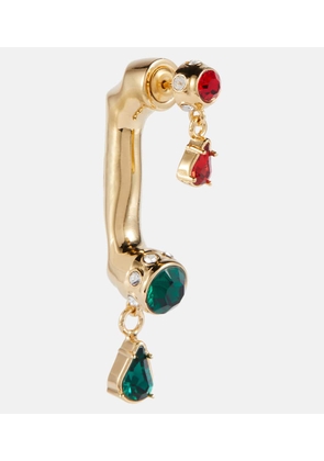 Rabanne Rhinestone embellished drop earring