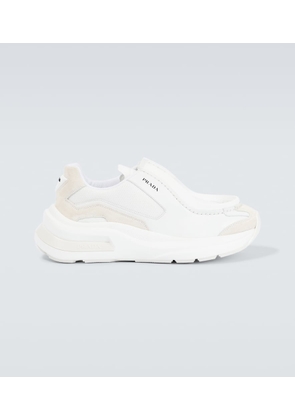 Prada Systeme leather sneakers