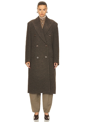 Acne Studios Long Coat in Taupe Grey - Taupe. Size 42 (also in 38, 40).