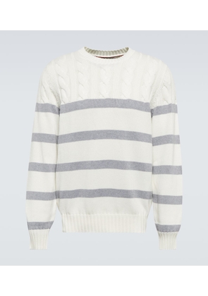 Brunello Cucinelli Striped cotton sweater