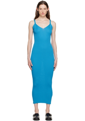 OUR LEGACY Blue Singlet Midi Dress