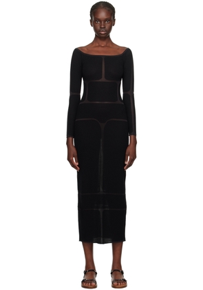 Gabriela Hearst Black Sebbie Maxi Dress
