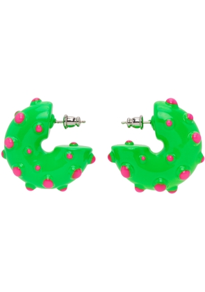 Safsafu Green Neon Rave Earrings