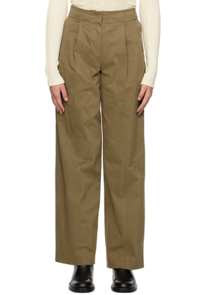 LVIR Khaki Pleated Trousers