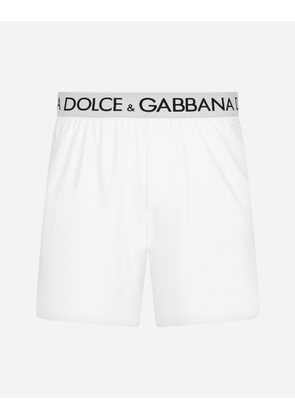 Dolce & Gabbana Two-way Stretch Cotton Boxer Shorts - Man Underwear And Loungewear White Cotton 3
