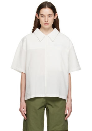 SPENCER BADU White Zip Pocket Shirt