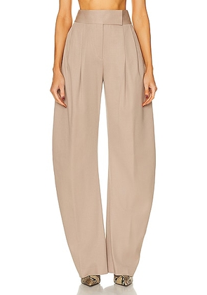 THE ATTICO Gary Long Pant in Beige - Beige. Size 36 (also in 40).